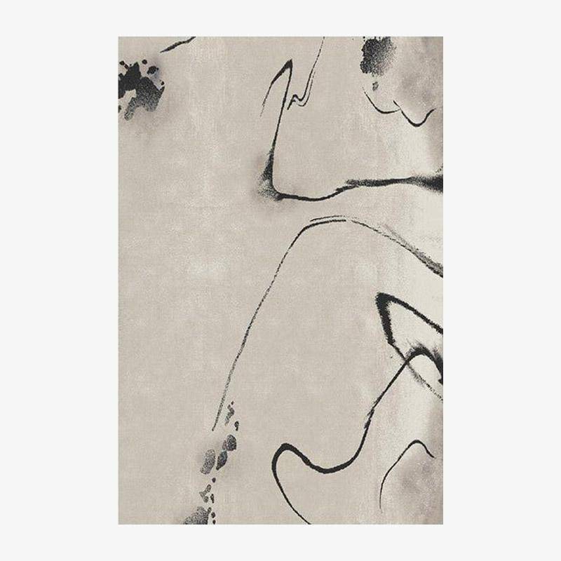 Tapis rectangle design au style abstrait Oxavo E