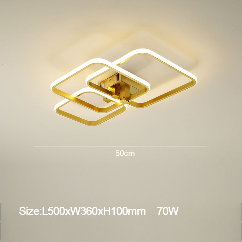 Plafonnier design avec multiple LED lumineux Vexler