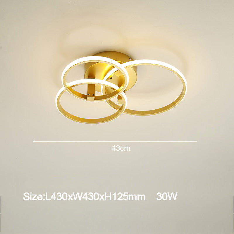 Plafonnier design avec multiple LED lumineux Vexler