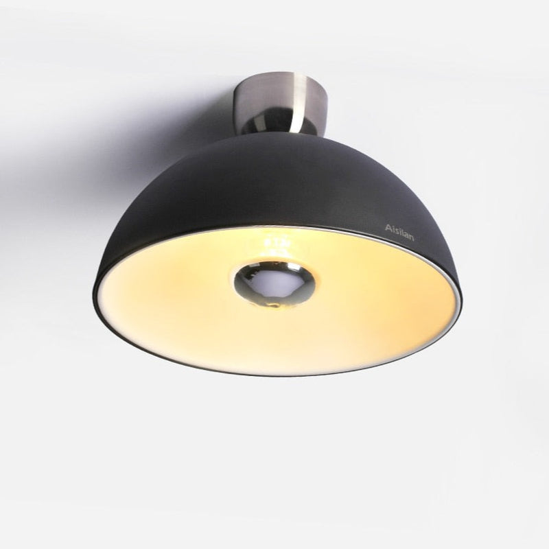 Plafonnier design LED avec abat-jour arrondie Bronx