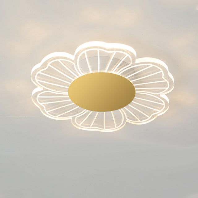 Plafonnier moderne LED en forme de fleur Majesty