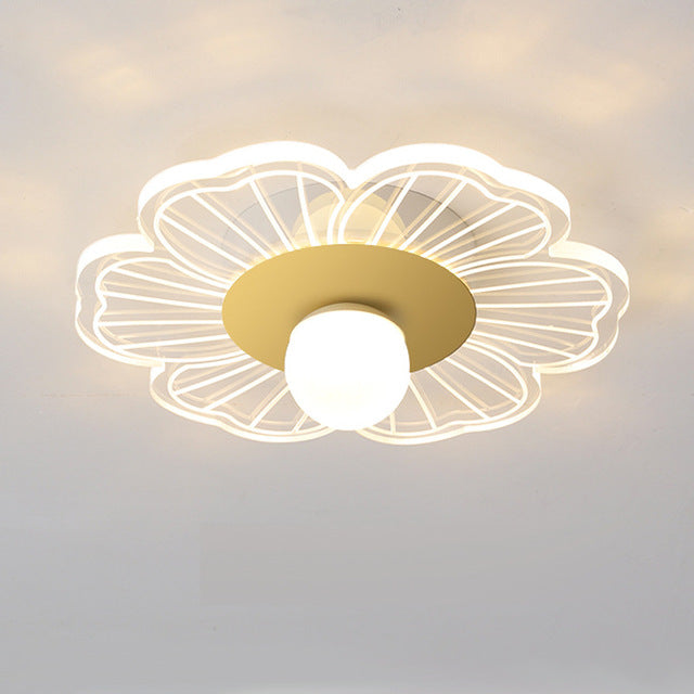 Plafonnier moderne LED en forme de fleur Majesty