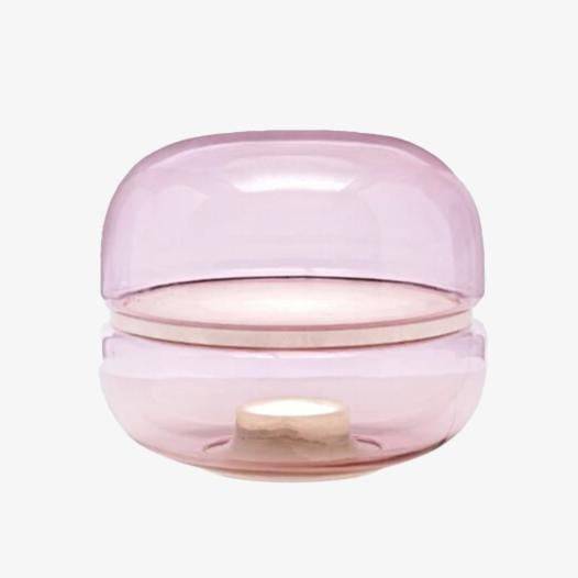 Lampe à poser moderne LED en résine colorée
