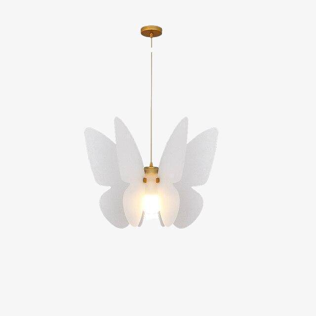 Suspension design LED blanche style Butterfly