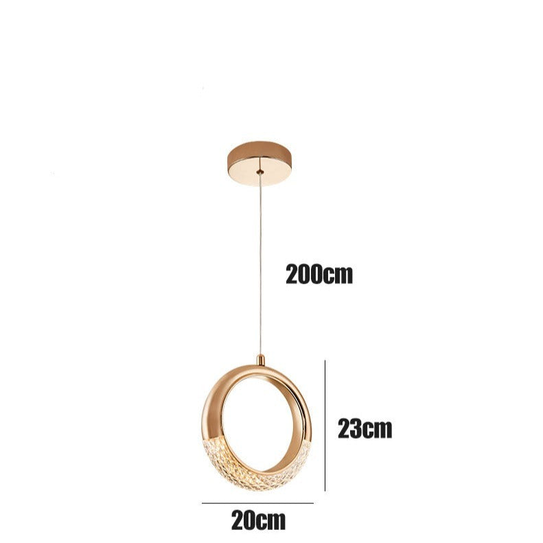 Suspension design LED de forme ronde luxury Terry