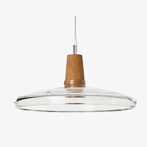 Suspension à LED en verre de différentes formes