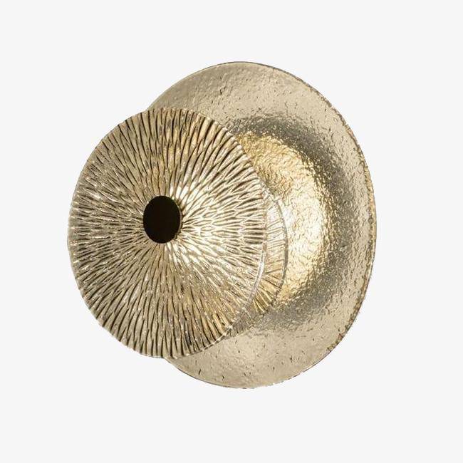 Applique murale design LED dorée minimaliste