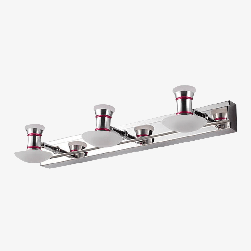 Applique murale LED chromée pour tableau et salle de bain