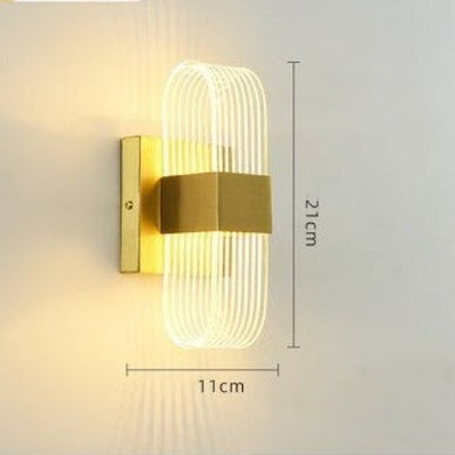 Applique murale moderne LED linéaire luxury Tiziana