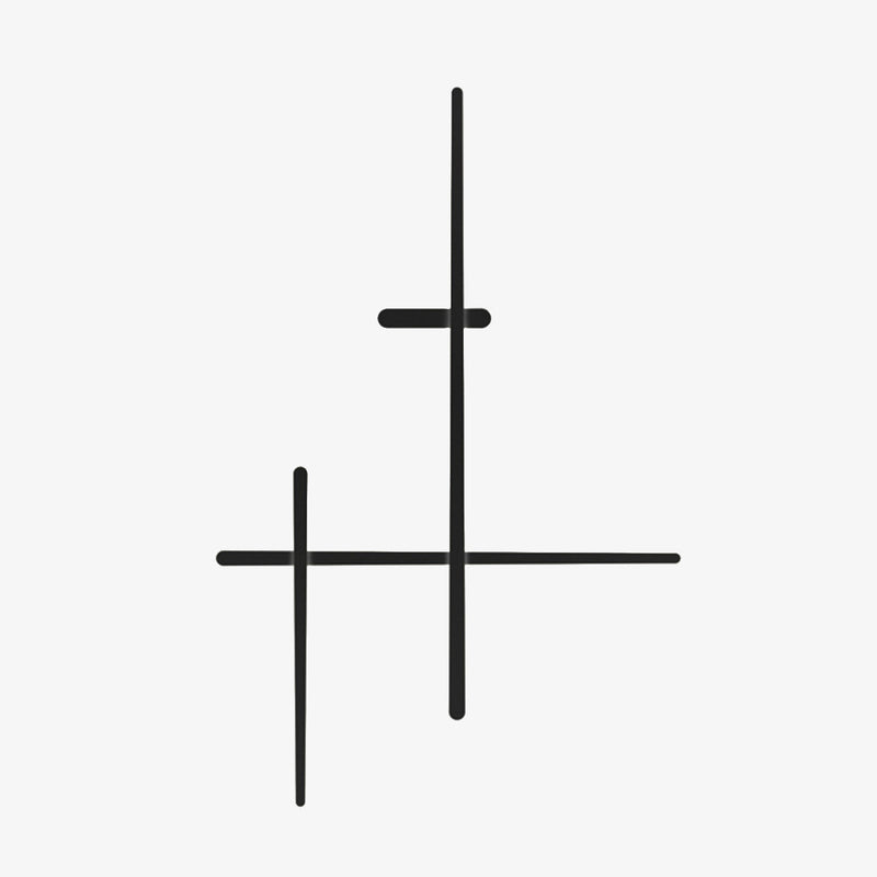 Applique murale design LED barres lumineuses simples Amayel