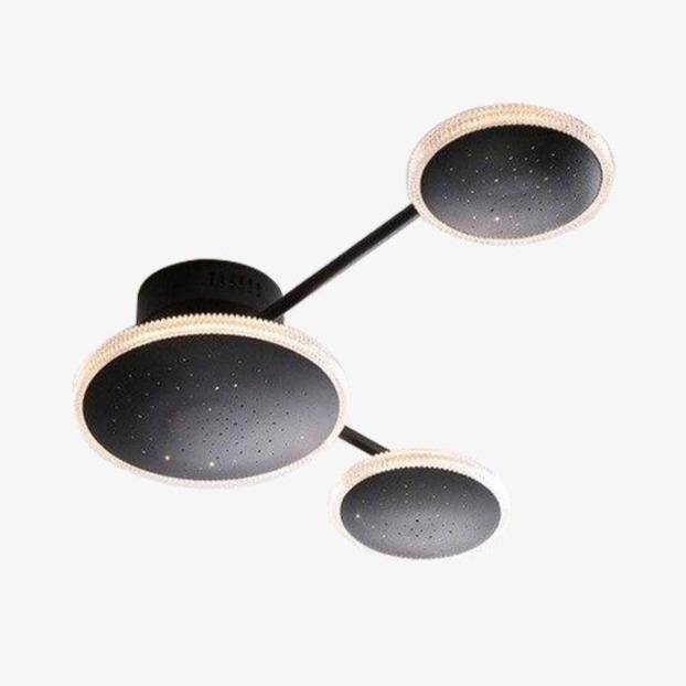 Plafonnier design avec plusieurs ronds LED Creative