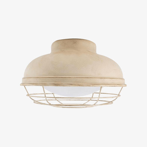 Plafonnier moderne LED avec cage en métal style Loft