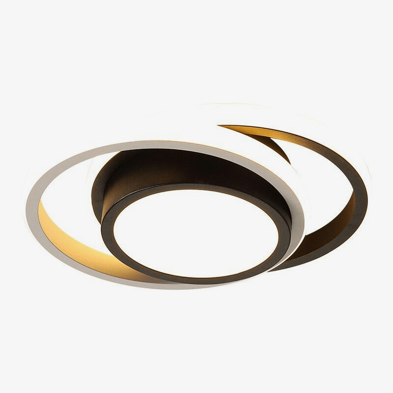 Plafonnier moderne LED rond en métal style Mosskolin