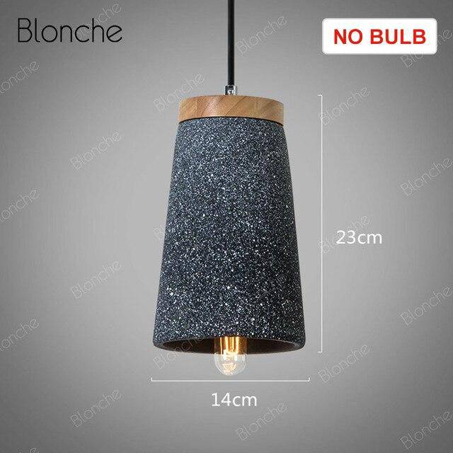 Suspension design LED en ciment style Loft Decor