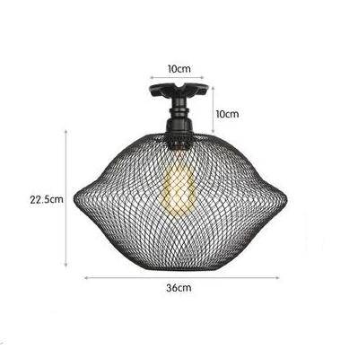 Plafonnier LED en cage de plusieurs formes Honeycomb