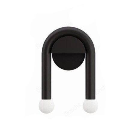 Applique murale moderne LED noire double lighty