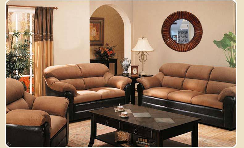 Miroir mural décoratif rond en bois bambou