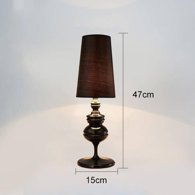 Lampe à poser design chromée moderne Living