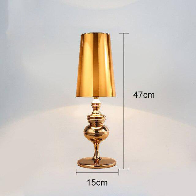 Lampe à poser design chromée moderne Living