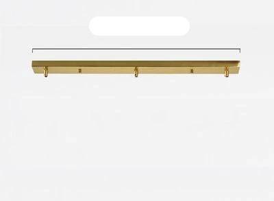 Suspension design en verre avec spirale dorée