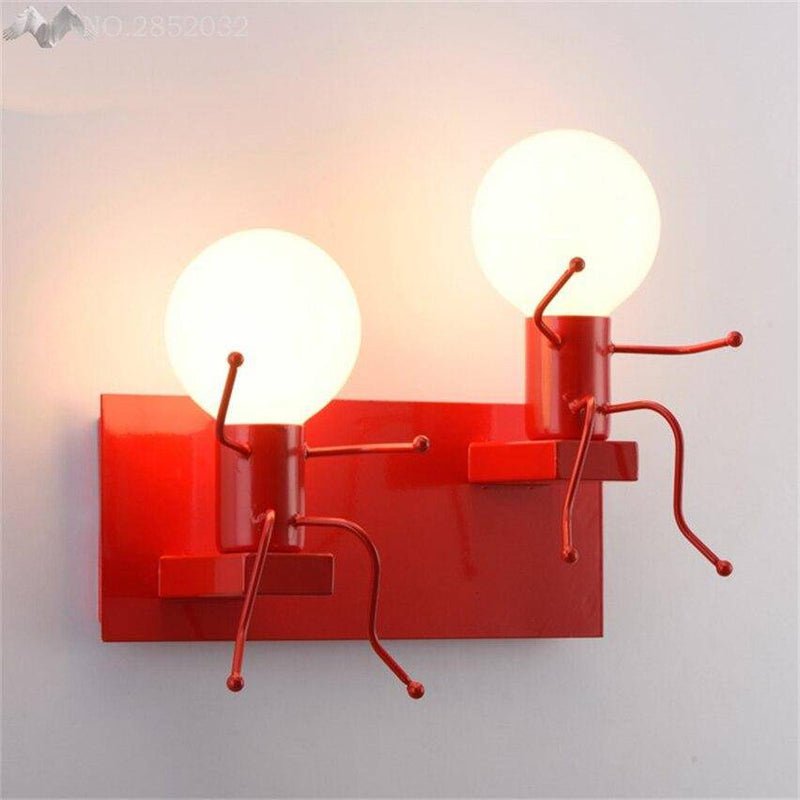 Applique design en forme de bonhomme 3D (plusieurs couleurs)