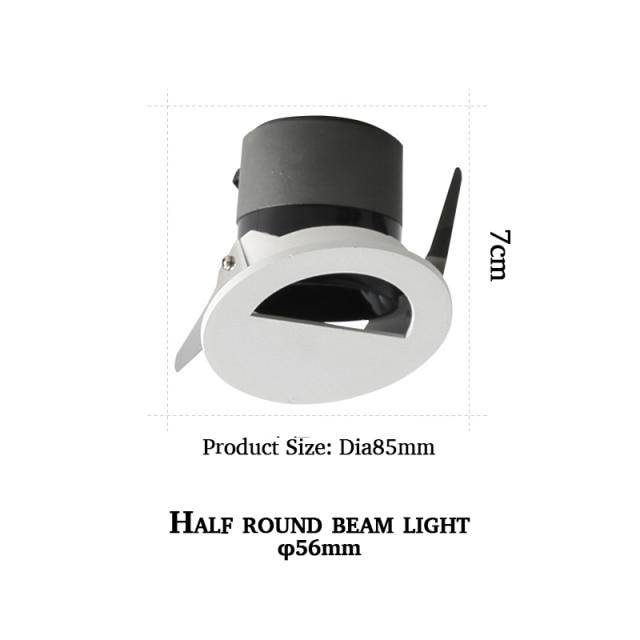 Spot encastré LED rond avec plusieurs modèles Light