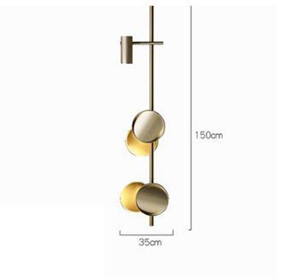 Suspension design à LED avec tuile en métal style Shining