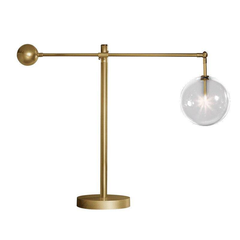 Lampe de bureau design ajustable doré Model