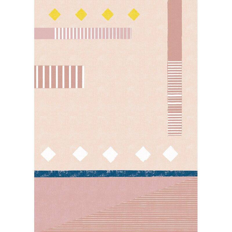 Tapis rectangle moderne style Girls'Room A
