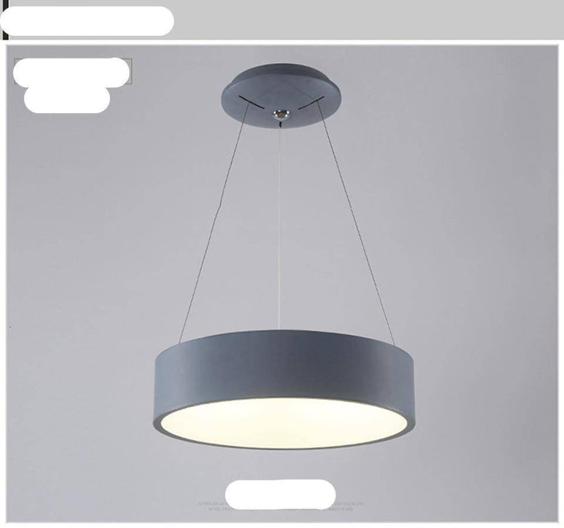 Lustre design anneau en aluminium à LED Pendant