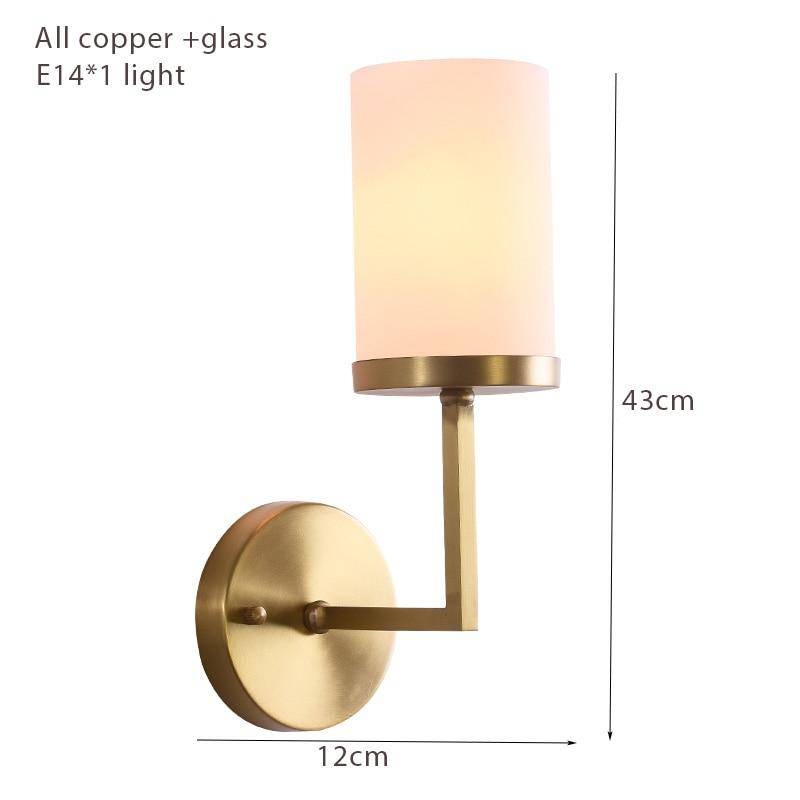 Applique murale design LED en métal doré style Luxury