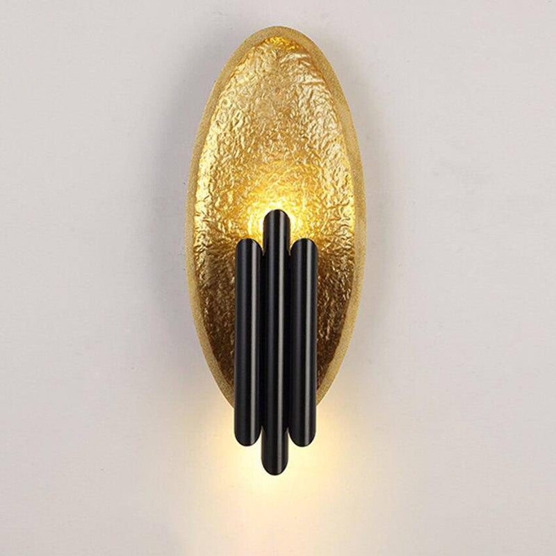Applique murale design LED arrondie avec trois tubes style Sconce