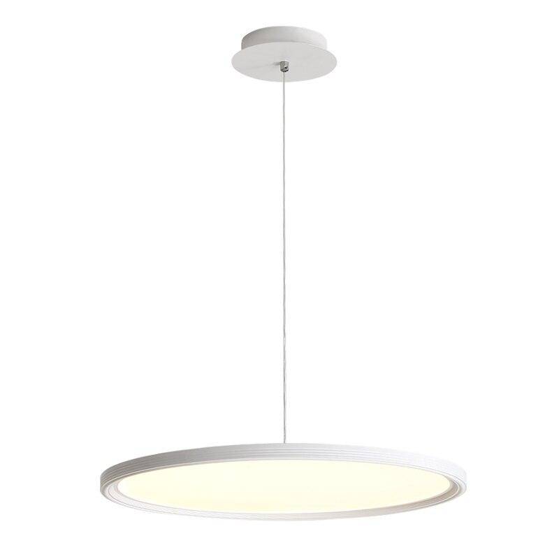 Suspension design LED avec disque en métal style Loft