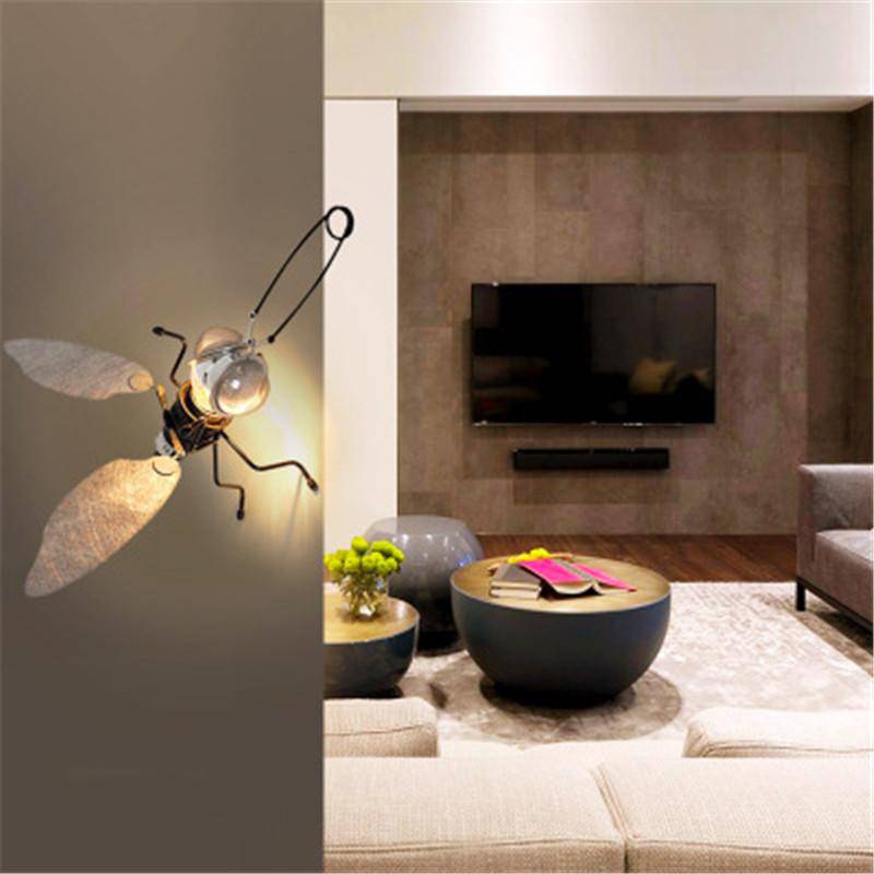 Applique murale LED en forme de mouche