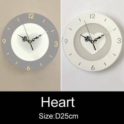 Horloge murale ronde style moderne aux motifs animaux 25cm