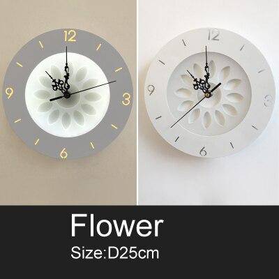 Horloge murale ronde style moderne aux motifs animaux 25cm