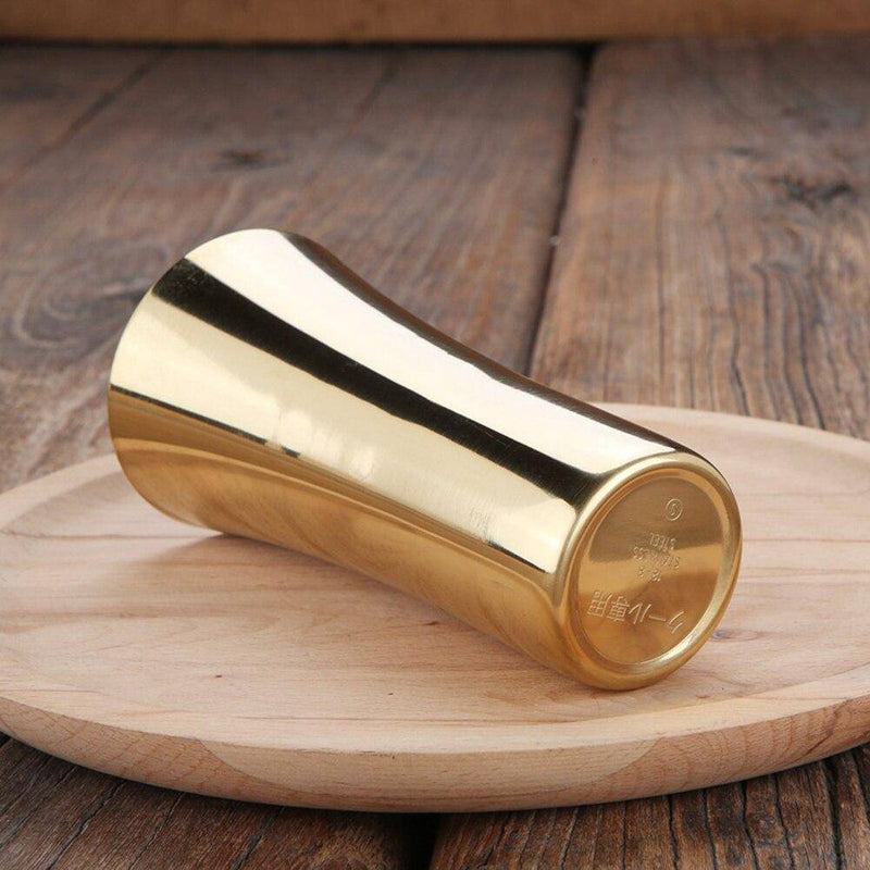 Vase design chromé gold Steel