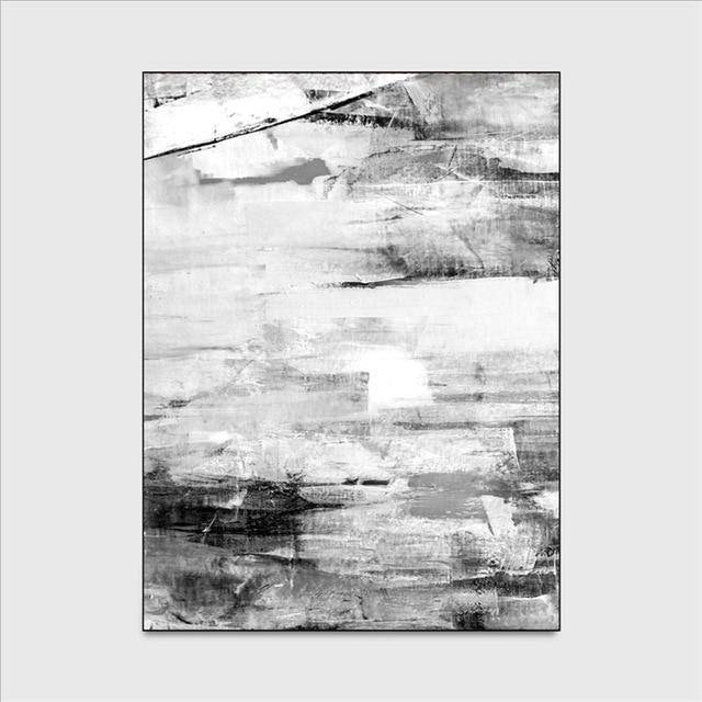 Tapis rectangle moderne noir et blanc Ink
