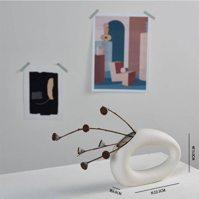 Vase design en céramique style Nordic