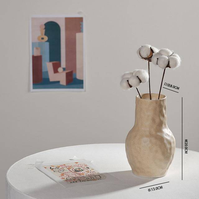 Vase design en céramique style Nordic