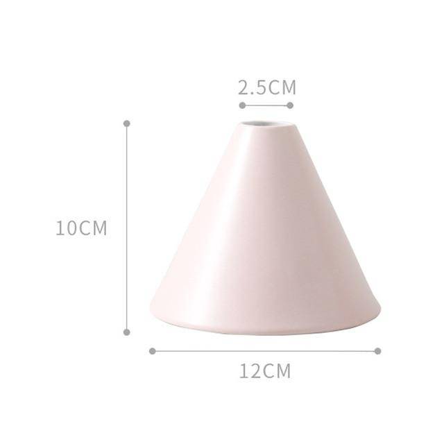 Vase design en céramique colorée style Bonsai