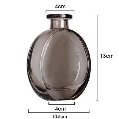 Vase en verre cristal coloré style parfumerie