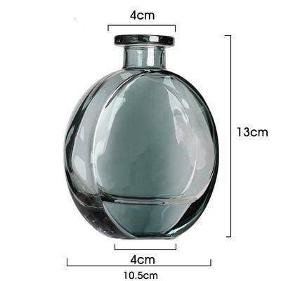 Vase en verre cristal coloré style parfumerie