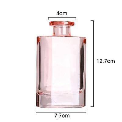 Vase en verre cristal coloré style parfumerie