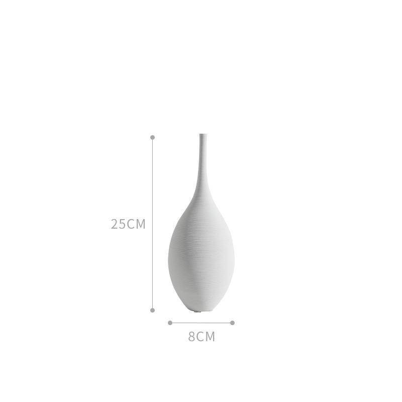 Vase design en céramique style minimaliste Zen