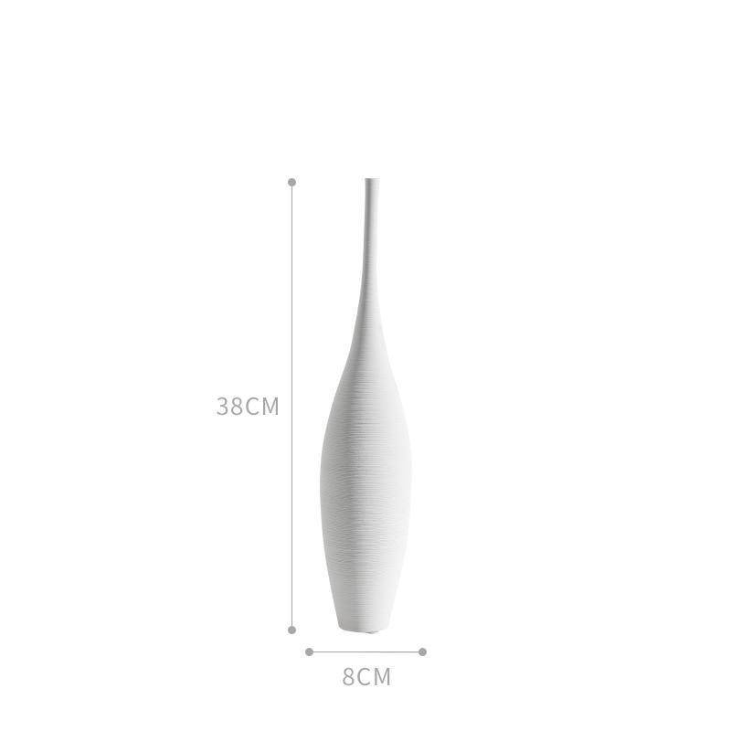 Vase design en céramique style minimaliste Zen