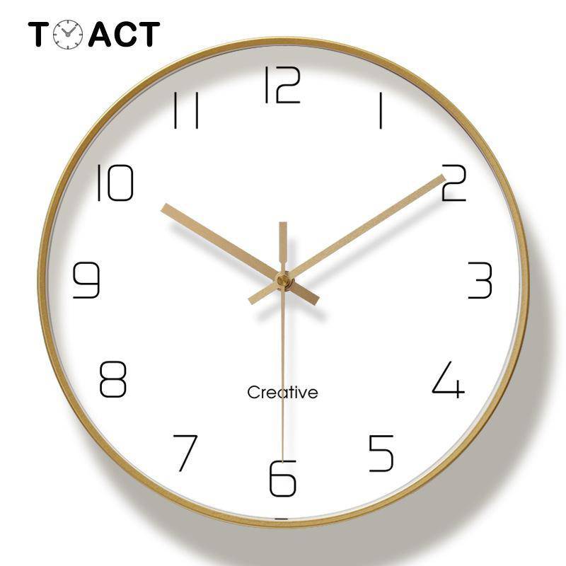 Horloge murale ronde avec chiffres 30cm Paro