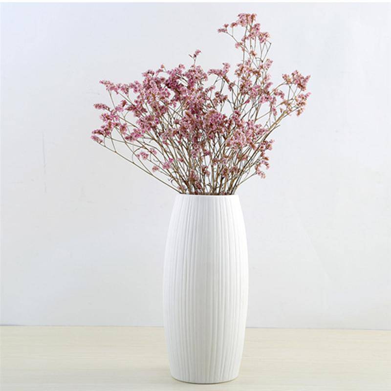 Vase en céramique design blanc minimaliste