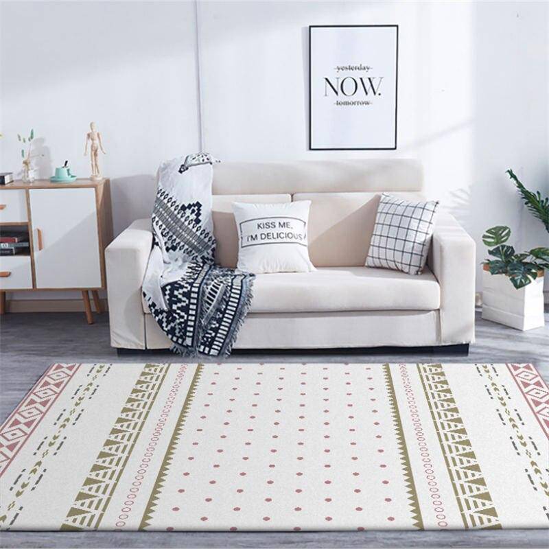 Tapis berbère rectangle à motifs Stripe