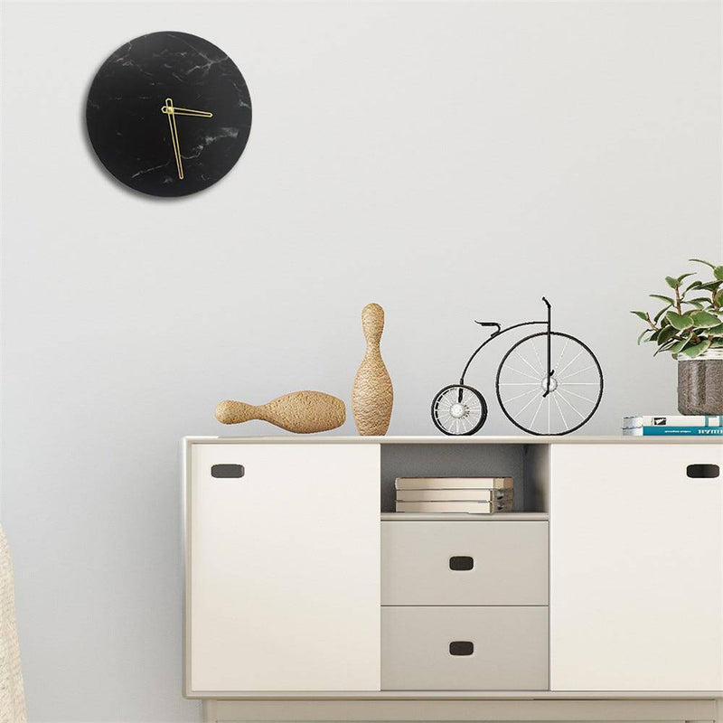 Horloge murale design ronde fumé 28cm